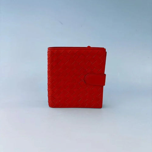 Pre-Owned - Bottega Veneta Maxi Intrecciato Cassette Tri-fold Wallet Authentic Luxury by LUXE LINK