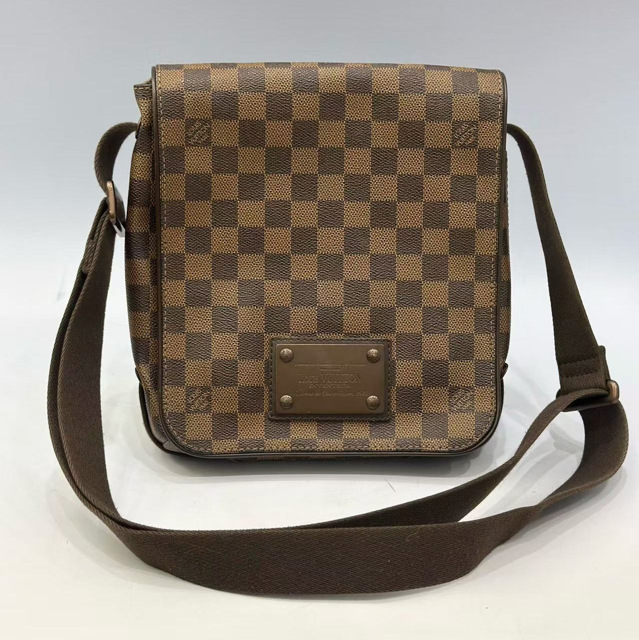 Louis Vuitton Damier Ebene Brooklyn PM Messenger Bag