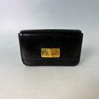 Prada Saffiano Lux Turn-Lock Flap Clutch Bag (Wallet on Chain)