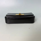 Prada Saffiano Lux Turn-Lock Flap Clutch Bag (Wallet on Chain)