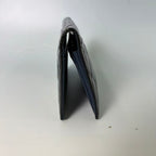 Chanel Classic Long Flap Wallet in Black Quilted Patent Leather
