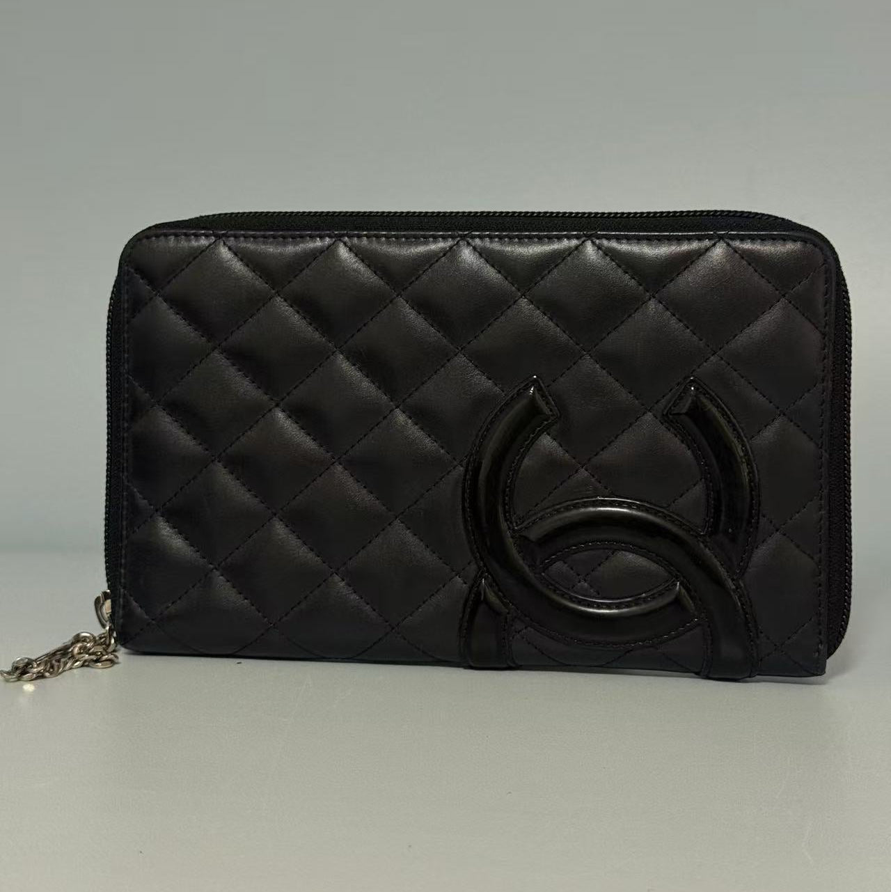 Chanel Cambon Line Ligne Zipped Long Wallet Organiser