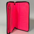 Chanel Cambon Line Ligne Zipped Long Wallet Organiser