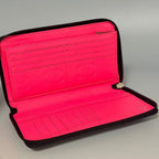 Chanel Cambon Line Ligne Zipped Long Wallet Organiser