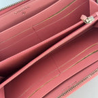 Chanel Classic Long Zipped Wallet in Pink Quilted Lambskin Leather