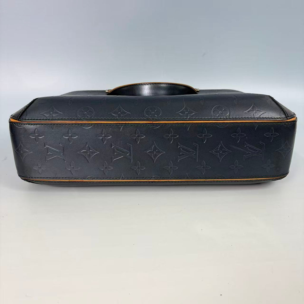 Louis Vuitton Matte Monogram Glace Elvin Business Bag