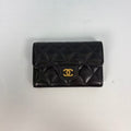 Chanel Classic Flap Card Holder Gold Tone Hardware