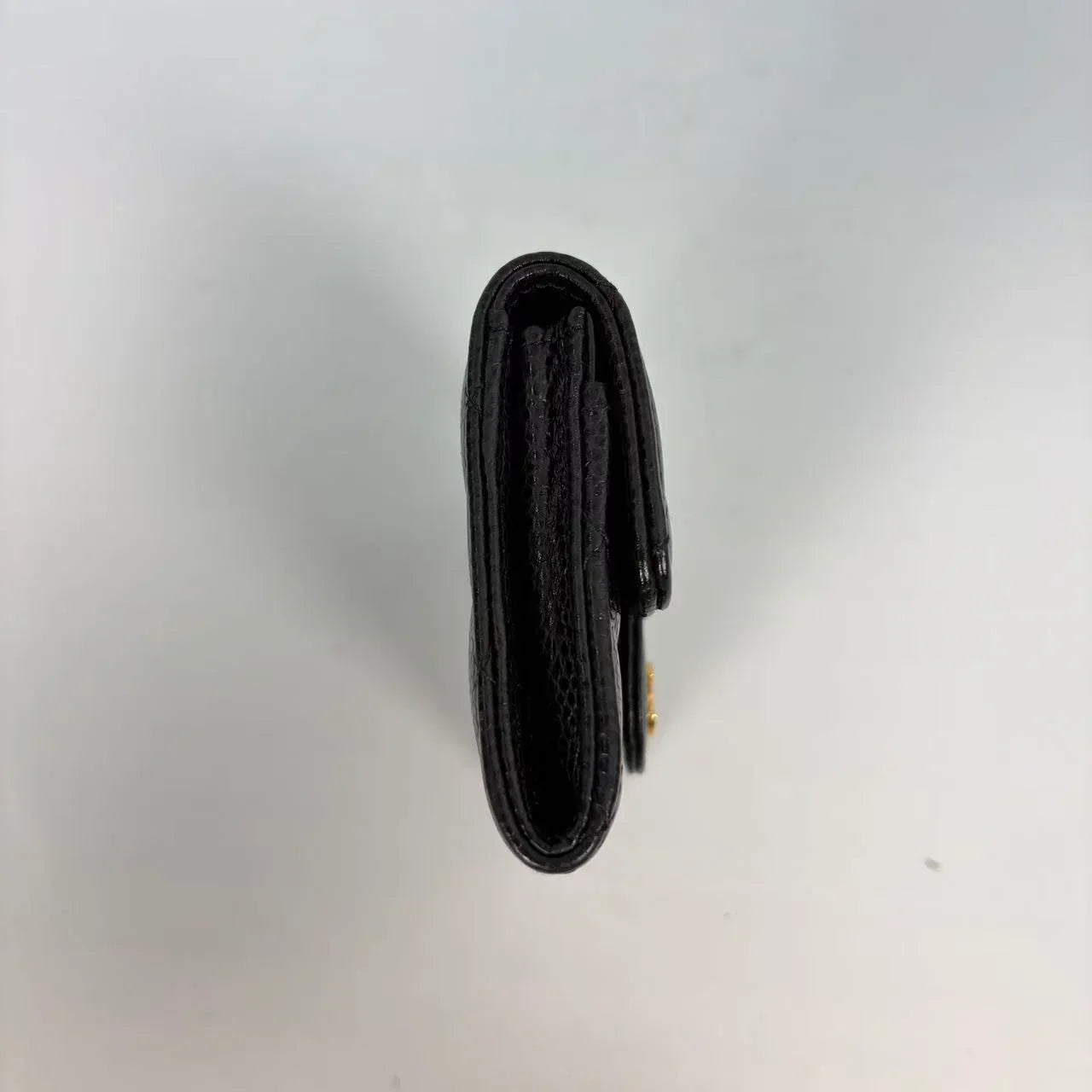 Chanel Classic Flap Card Holder Gold Tone Hardware