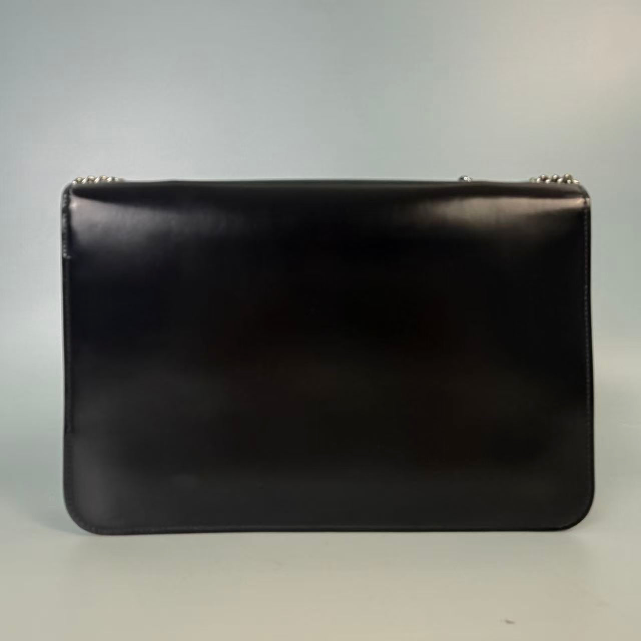 Gucci Vintage Interlocking G Smooth Leather Flap Shoulder Bag