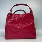 Gucci Soho Interlocking G Patent Leather Satchel with Tassel
