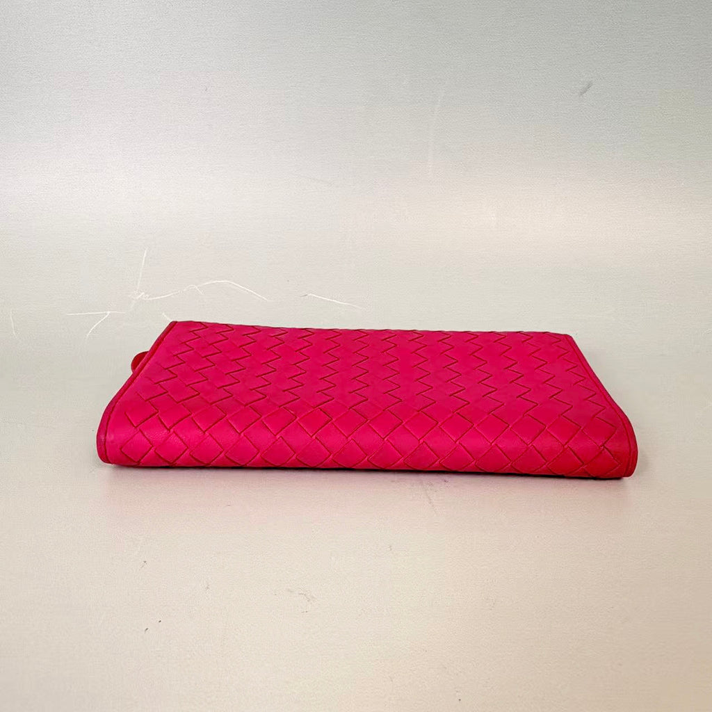Bottega Veneta Intrecciato Nappa Leather Continental Flap Wallet