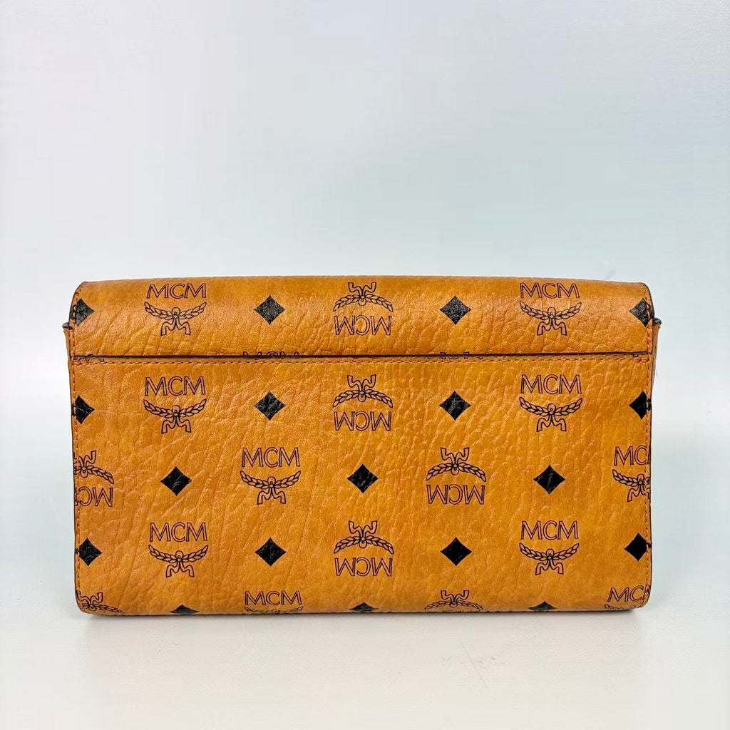MCM Patricia Crossbody Wallet in Visetos Coated Canvas