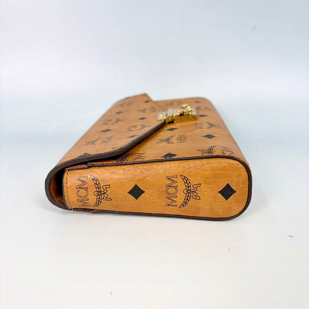 MCM Patricia Crossbody Wallet in Visetos Coated Canvas