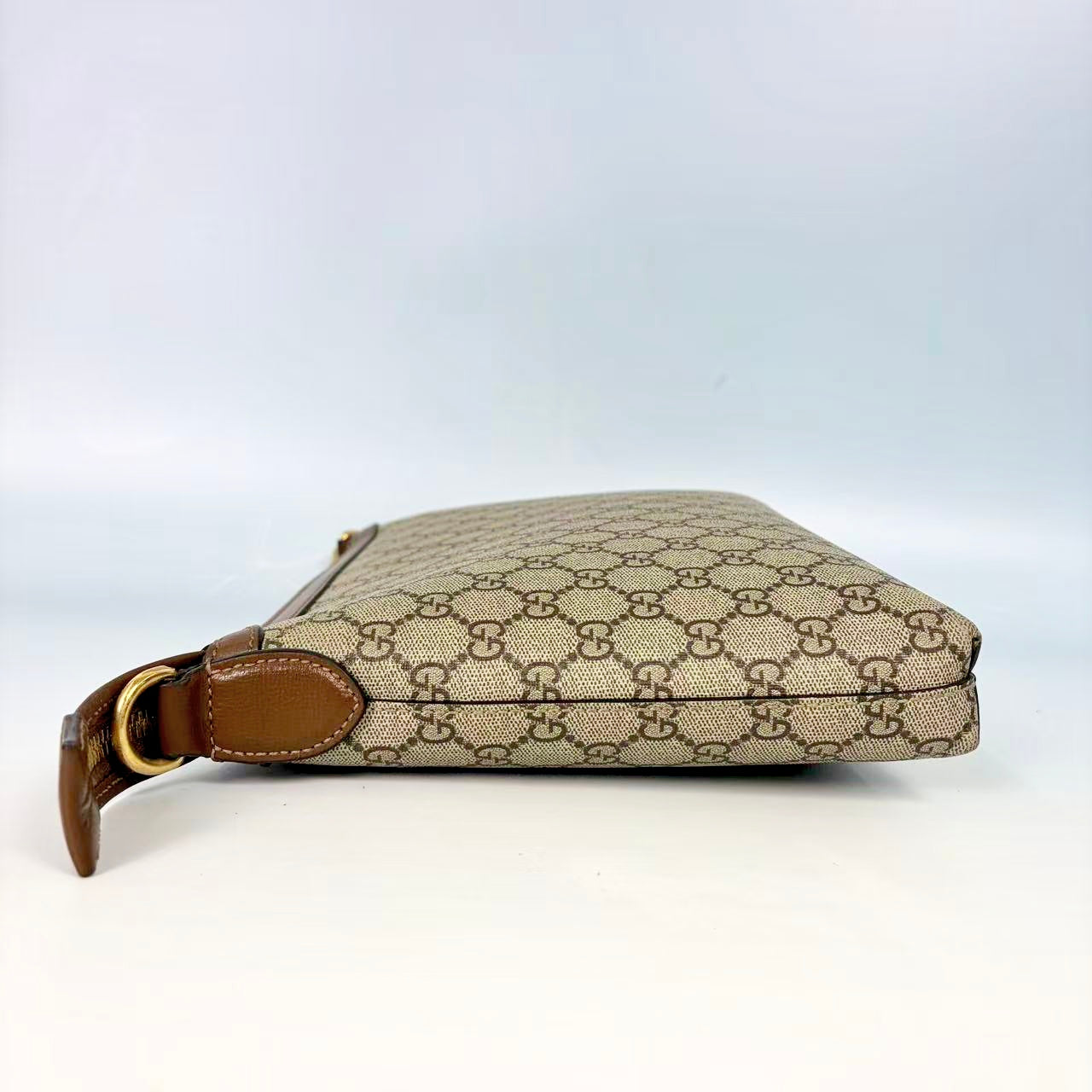 Gucci Vintage Web GG Supreme Toiletry Pouch Crossbody Bag