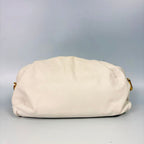 Bottega Veneta Chalk White The Chain Pouch with Gold Hardware