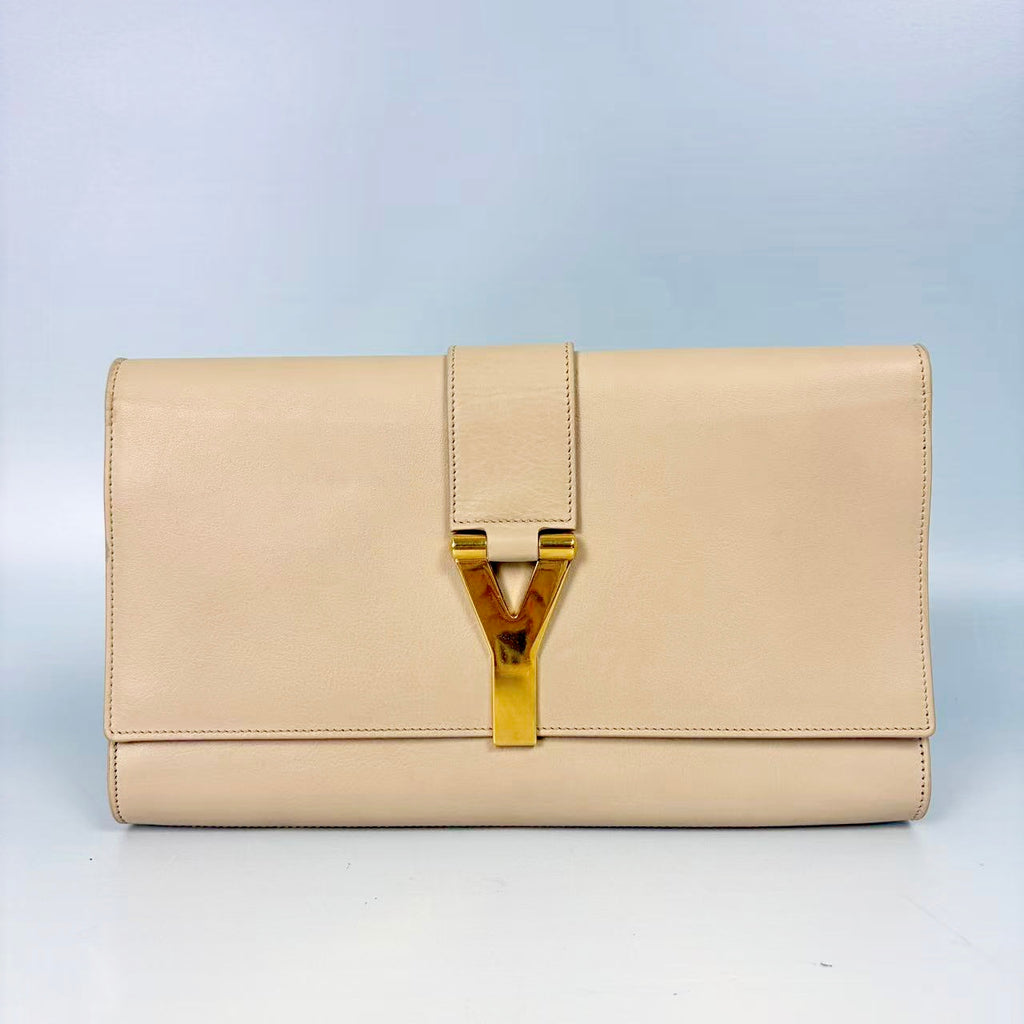 Saint Laurent Classic Y Ligne Flap Clutch Bag