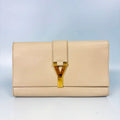 Saint Laurent Classic Y Ligne Flap Clutch Bag