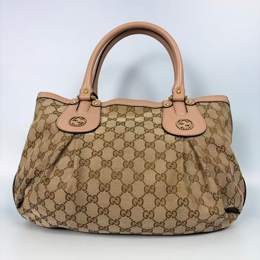 Gucci GG Canvas Sukey Medium Tote Bag