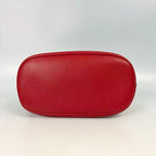 Gucci Cherry Red Soho Microguccissima Dome Shoulder Bag