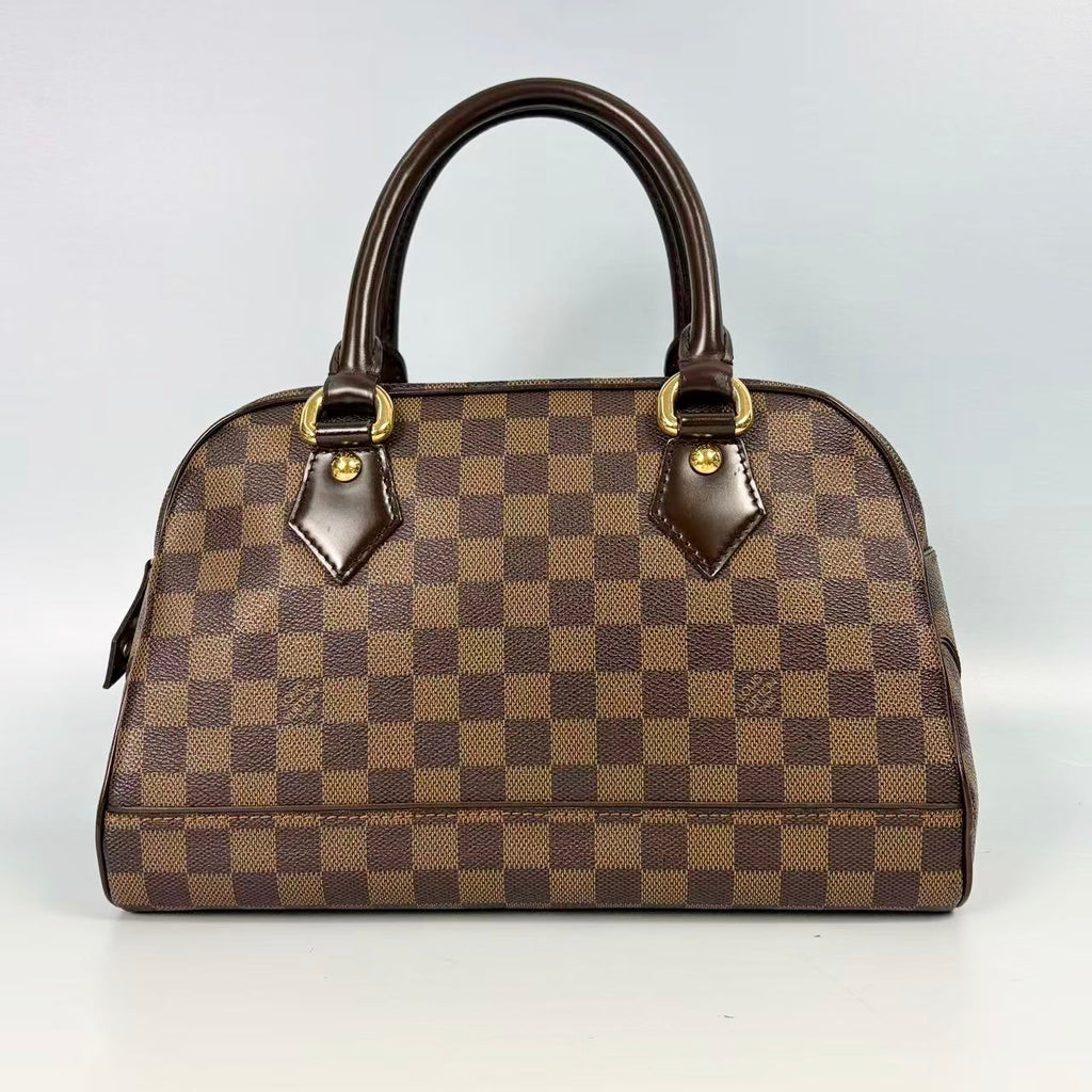 Louis Vuitton Knightsbridge Top Handle Bag in Damier Ebene Canvas