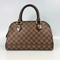 Louis Vuitton Knightsbridge Top Handle Bag in Damier Ebene Canvas