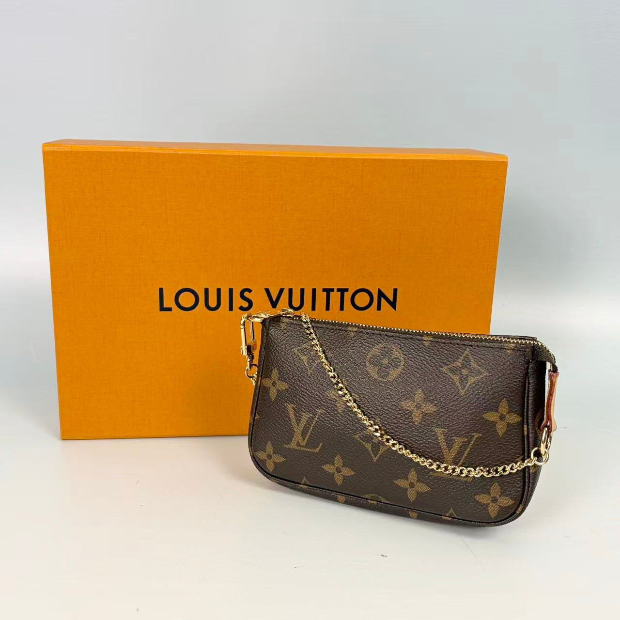 Louis Vuitton Mini Pochette Monogram Canvas Micro Bag