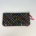 Louis Vuitton x Takashi Murakami Multicolore Black Zippy Wallet