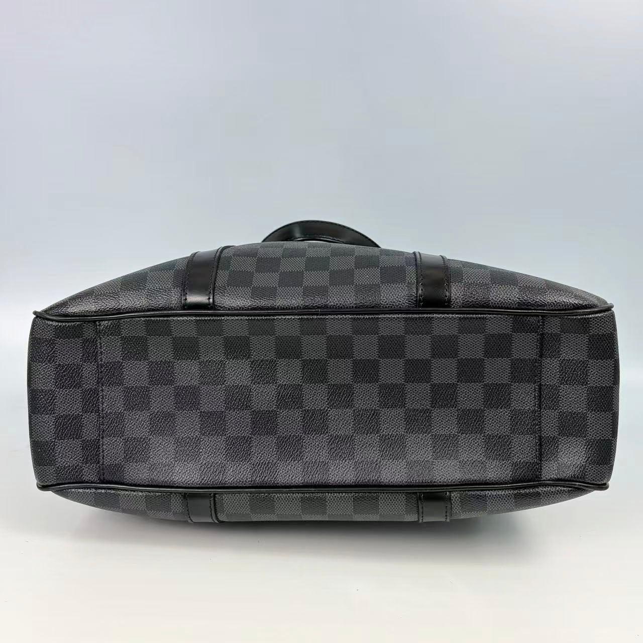 Louis Vuitton Tadao Briefcase in Damier Graphite Canvas