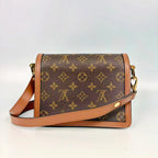 Louis Vuitton Dauphine Mini Shoulder Bag in Monogram and Monogram Reverse Canvas