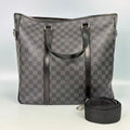 Louis Vuitton Tadao Briefcase in Damier Graphite Canvas