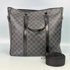 Louis Vuitton Tadao Briefcase in Damier Graphite Canvas