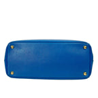 Prada Galleria Saffiano Leather Top Handle Bag - Royal Blue