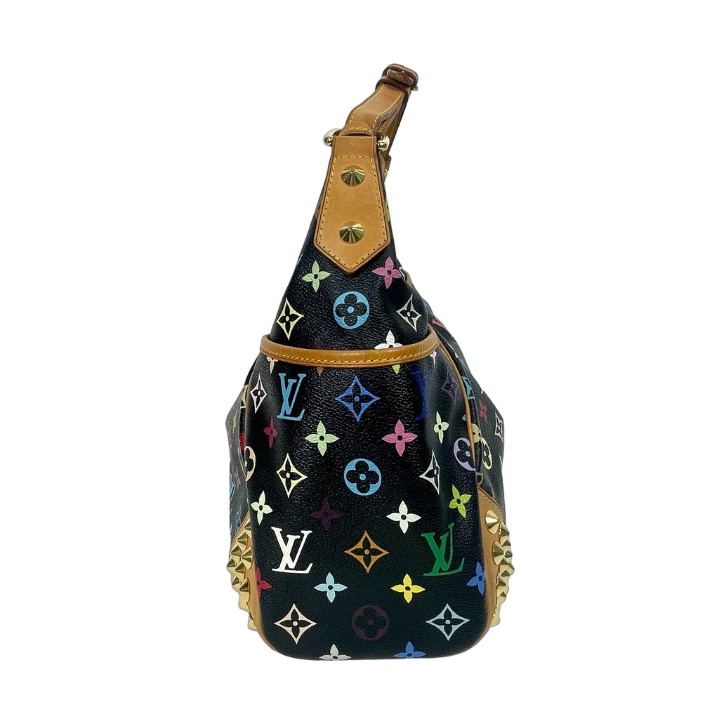 Louis Vuitton Monogram Multicolore Chrissie MM Shoulder Bag - Black Vintage Luxury