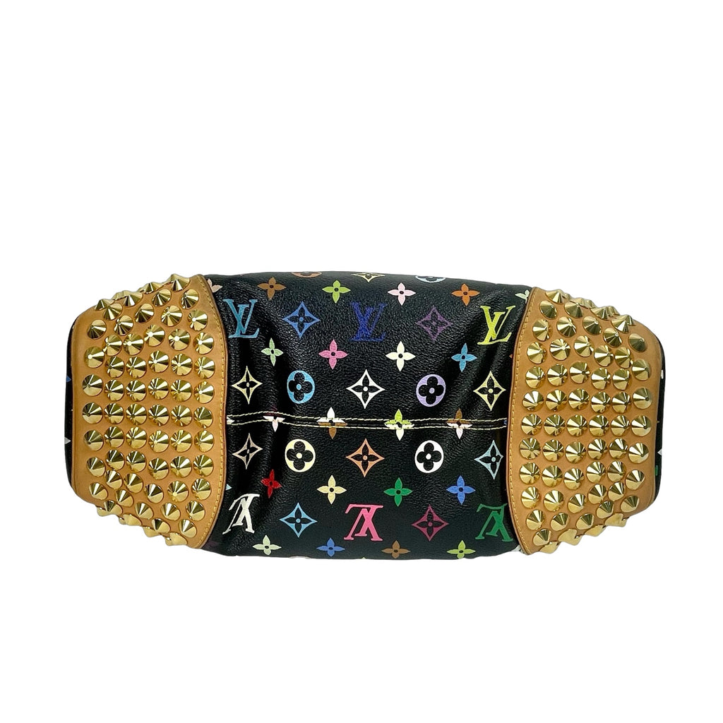Louis Vuitton Monogram Multicolore Chrissie MM Shoulder Bag - Black Vintage Luxury