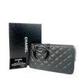 Chanel Cambon Ligne Wallet on Chain (WOC) - Black Quilted Lambskin Shoulder Bag