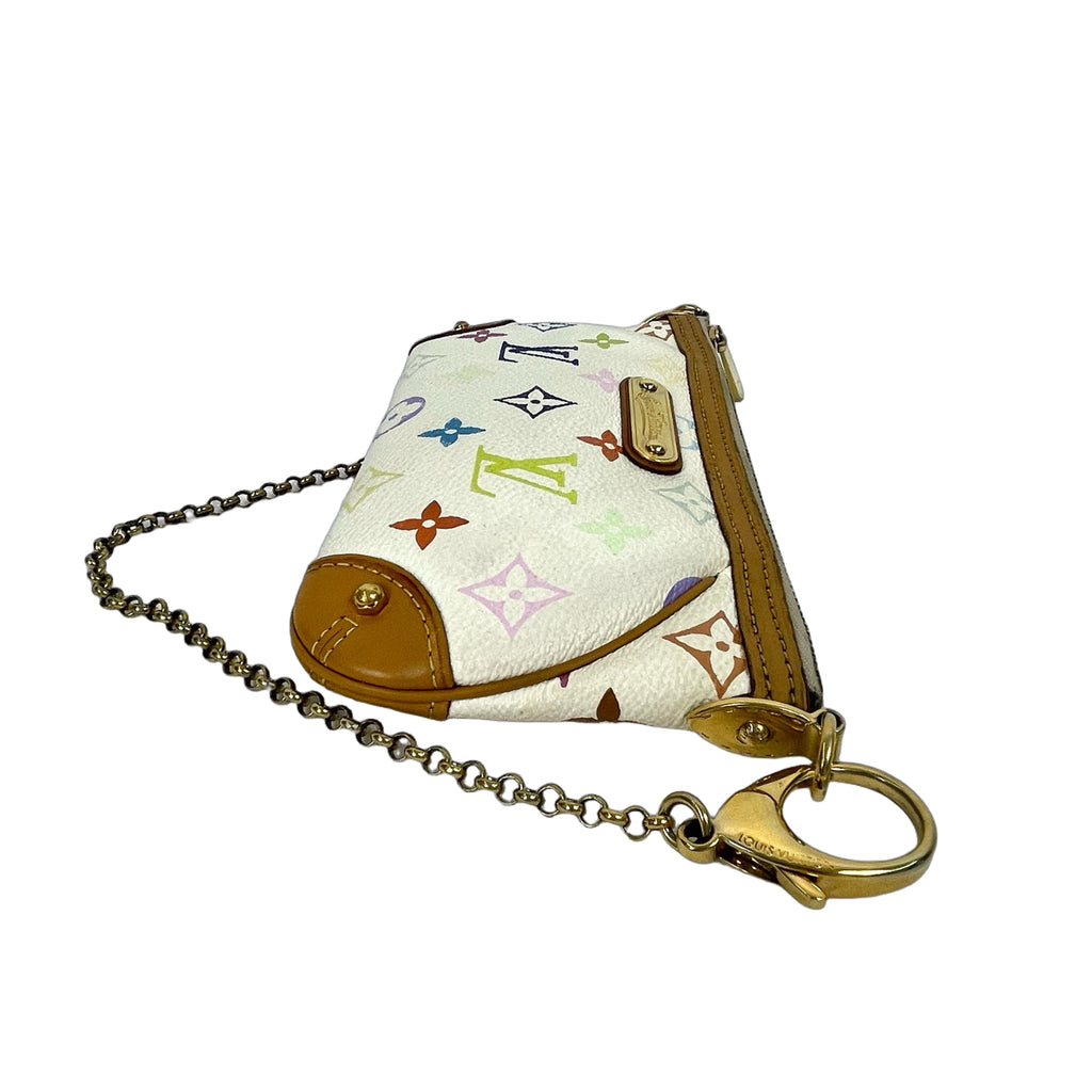 Louis Vuitton Takashi Murakami Multicolore Courtney Pouchette - White