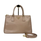 Prada Galleria Saffiano Leather Top Handle Bag - Cameo Pink