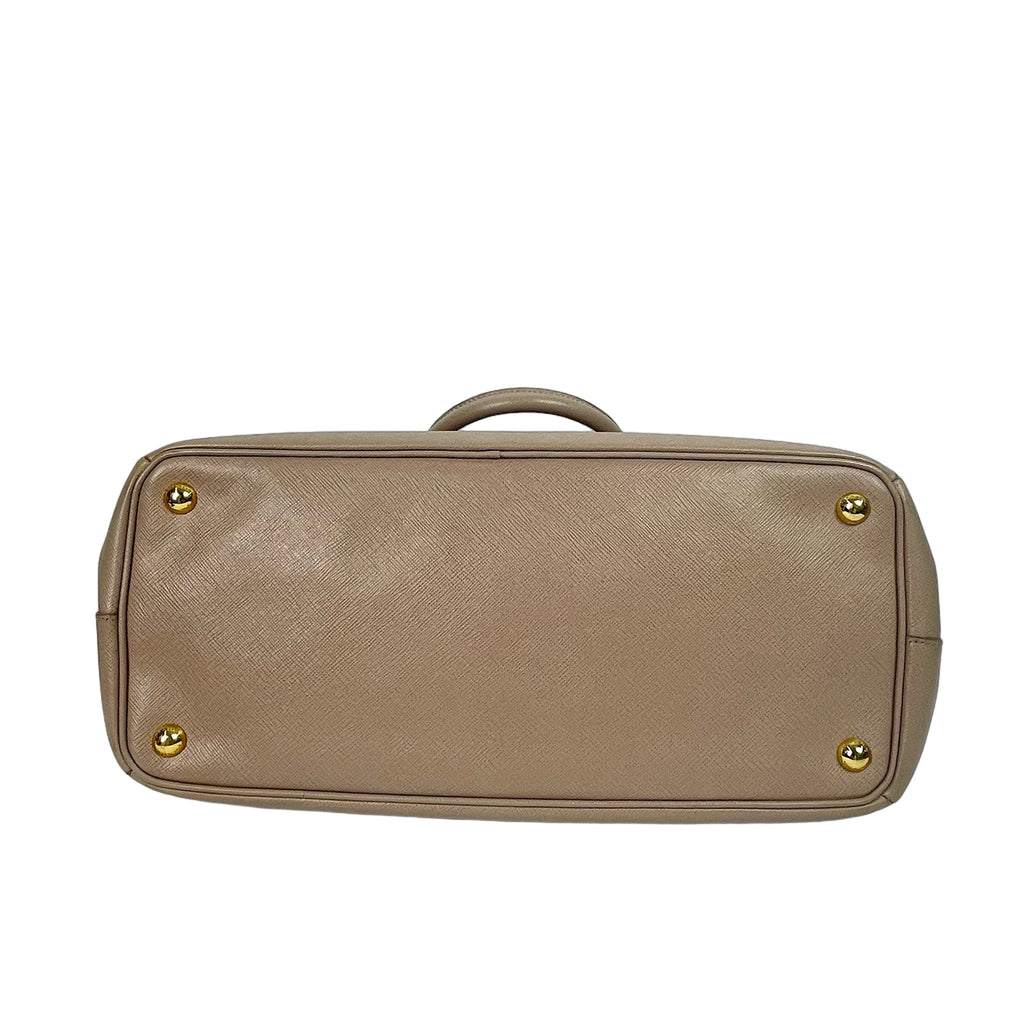 Prada Galleria Saffiano Leather Top Handle Bag - Cameo Pink