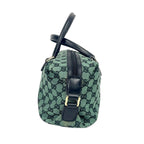 Vintage Gucci GG Canvas Boston Bag - Rare Green