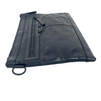 Balenciaga Classic Arena Leather Pouch Clutch Bag - Black