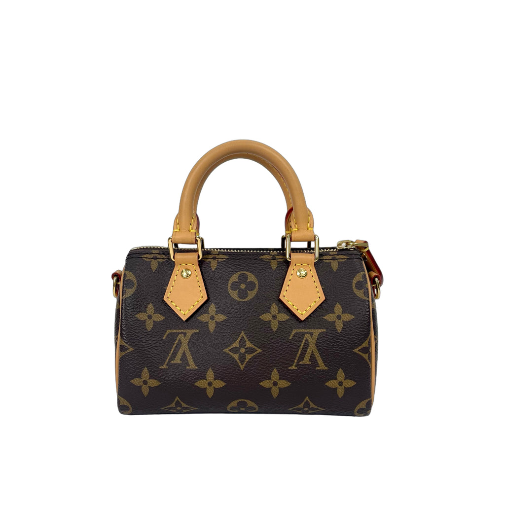 Louis Vuitton Monogram Nano Speedy Mini Crossbody Bag