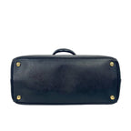 Prada Galleria Saffiano Leather Top Handle Bag - Classic Black