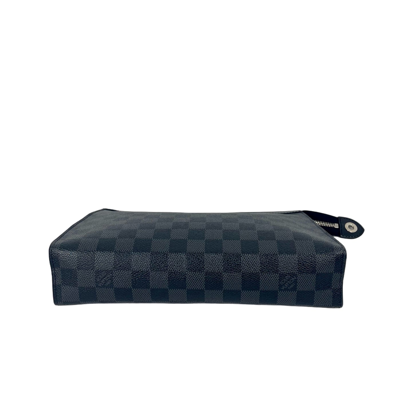 Louis Vuitton Damier Graphite Pochette Voyage MM Clutch Bag