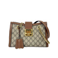 Gucci Padlock GG Supreme Shoulder Bag - Classic Brown