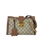 Gucci Padlock GG Supreme Shoulder Bag - Classic Brown