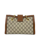 Gucci Padlock GG Supreme Shoulder Bag - Classic Brown