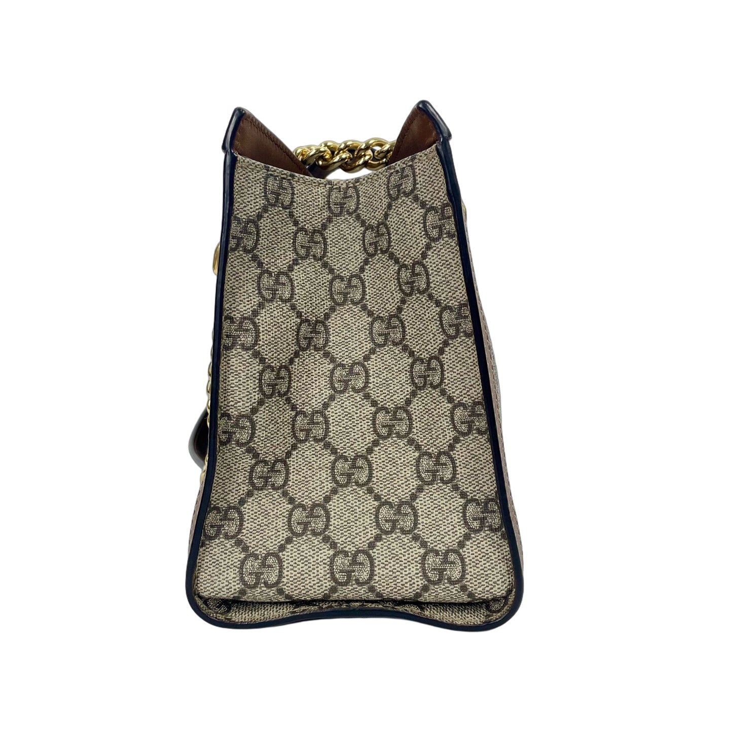 Gucci Padlock GG Supreme Shoulder Bag - Classic Brown