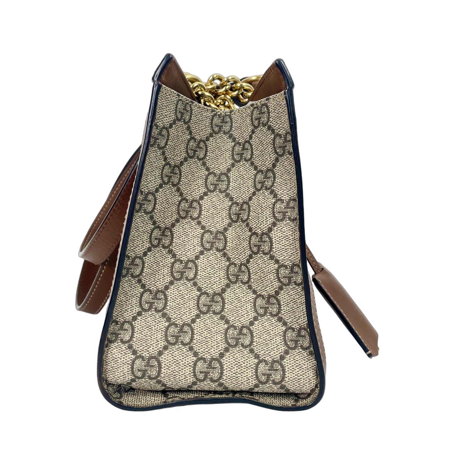 Gucci Padlock GG Supreme Shoulder Bag - Classic Brown