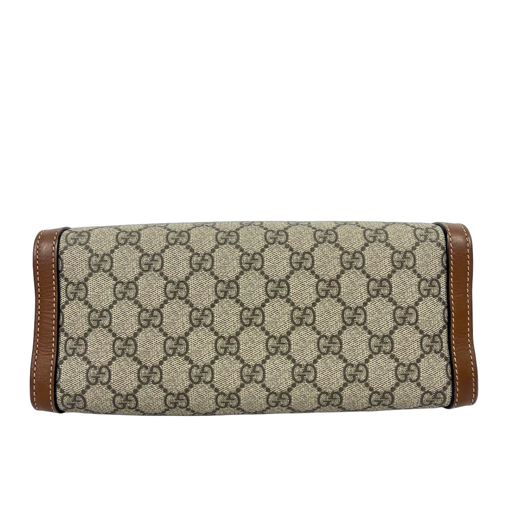 Gucci Padlock GG Supreme Shoulder Bag - Classic Brown
