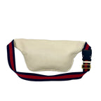 Gucci Vintage Logo Print Leather Belt Bag - White
